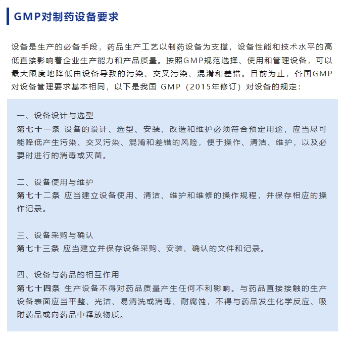 雷弗学苑丨GMP标准与雷弗高防护蠕动泵