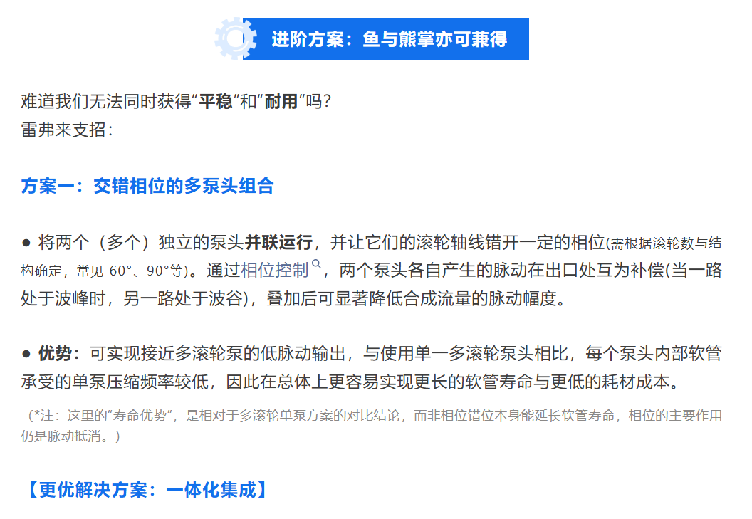 雷弗学苑丨蠕动泵滚轮数量越多越好? 雷弗学苑丨蠕动泵滚轮数量越多越好?