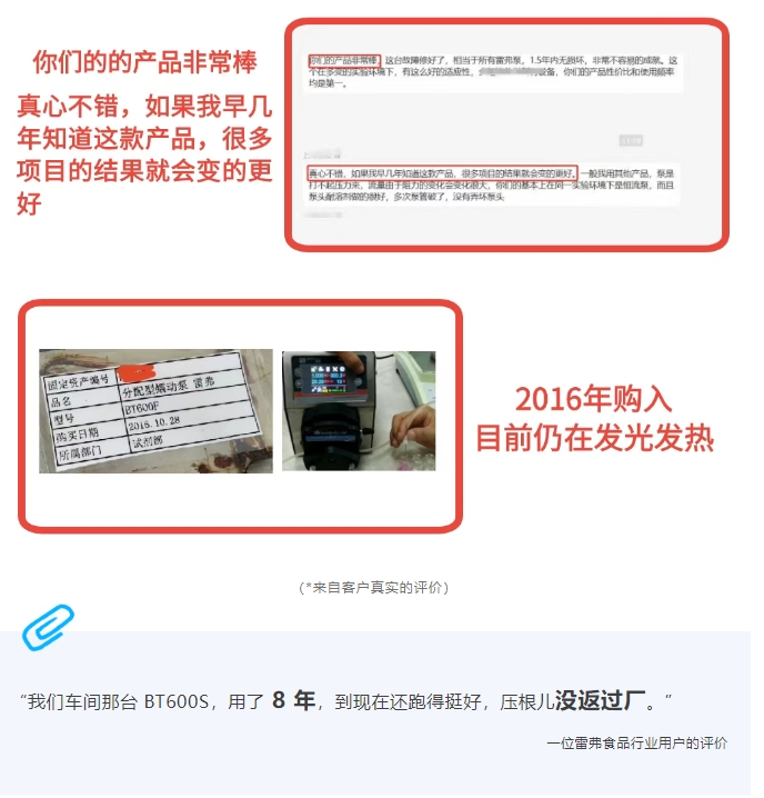 “我用的还是8年前的那台泵”｜雷弗产品凭什么这么抗造？！