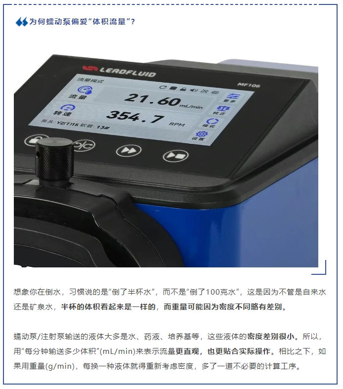 雷弗学苑｜为啥蠕动泵偏爱 mL/min？原来背后有这些讲究